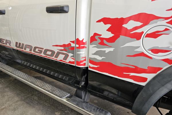 Graphics on Power Wagon